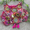 Pink Navratari Special Real Mirror With Real Kaudi Blouse Wholesale Price In Surat

